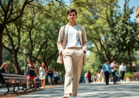 Que mettre avec un pantalon beige pour un look d’étudiante?